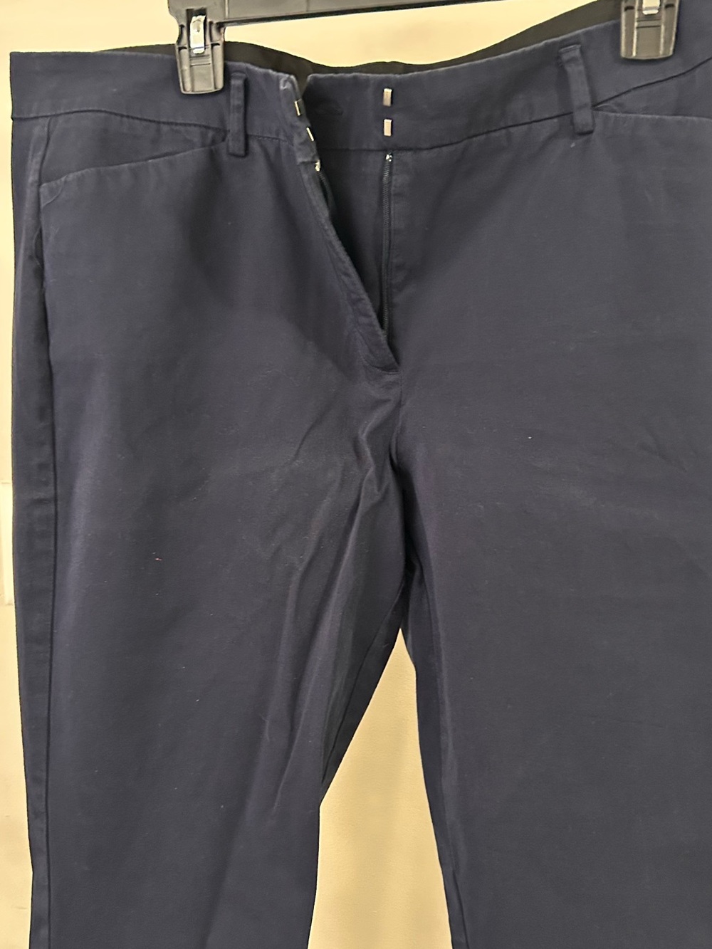 Worthington Dark Navy Ankle-Length Straight Pants - Picture 2 of 9